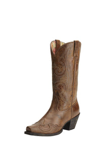  Ariat Round Up D Toe Wingtip Western Boot