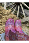 Outlaw Outfitters Glitter Gabby Western Boot - Pink