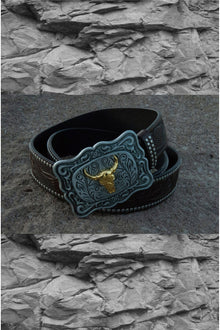  Outlaw Outfitters Steer Head Western Fashion Belt