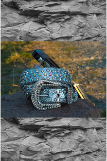  Outlaw Outfitters Rhinestone Silver Belt