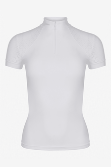  LeMieux Olivia Short Sleeve Show Shirt White