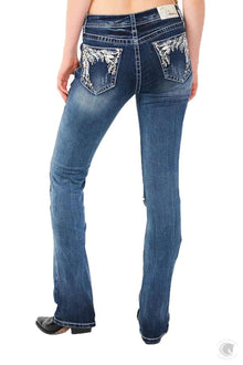  Grace In L.A Abstract Dreamcatcher Bootcut Jeans