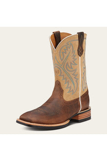  Ariat Quickdraw Tumbled Bark Men's Western Boots