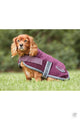 WEATHERBEETA COMFITEC FLEECE DOG COAT MAROON/GREY