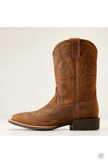 Ariat Sport Wide Square Toe Mens Western Boots – Canterbury Equestrian