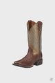 Ariat Women's Round Up Wide Square Toe Yukon Brown