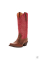 Ariat Round Up Stockyards Western Boot Barnwood/Raspberry