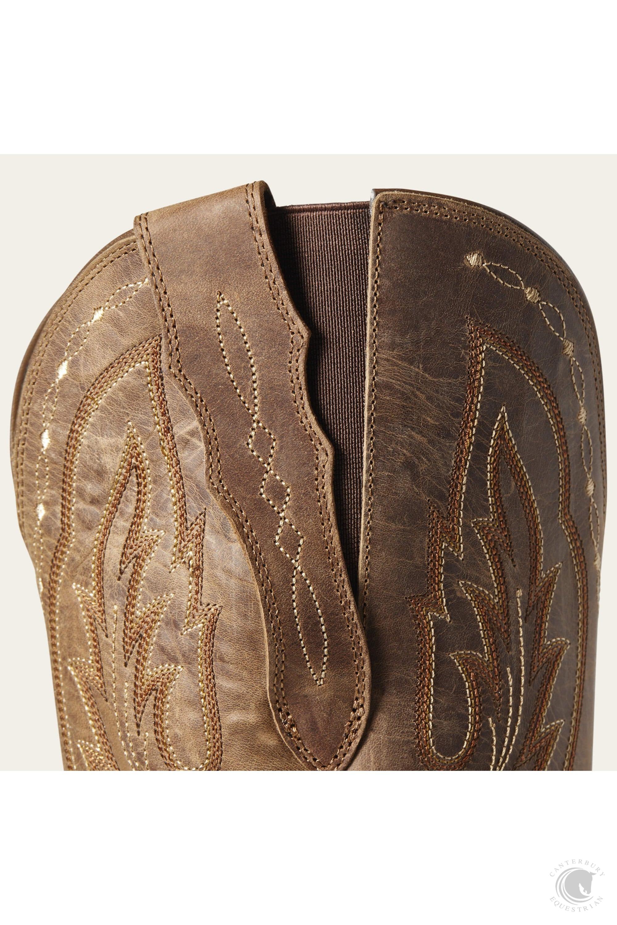 Ariat Heritage X Toe Elastic Wide Calf Western Boot