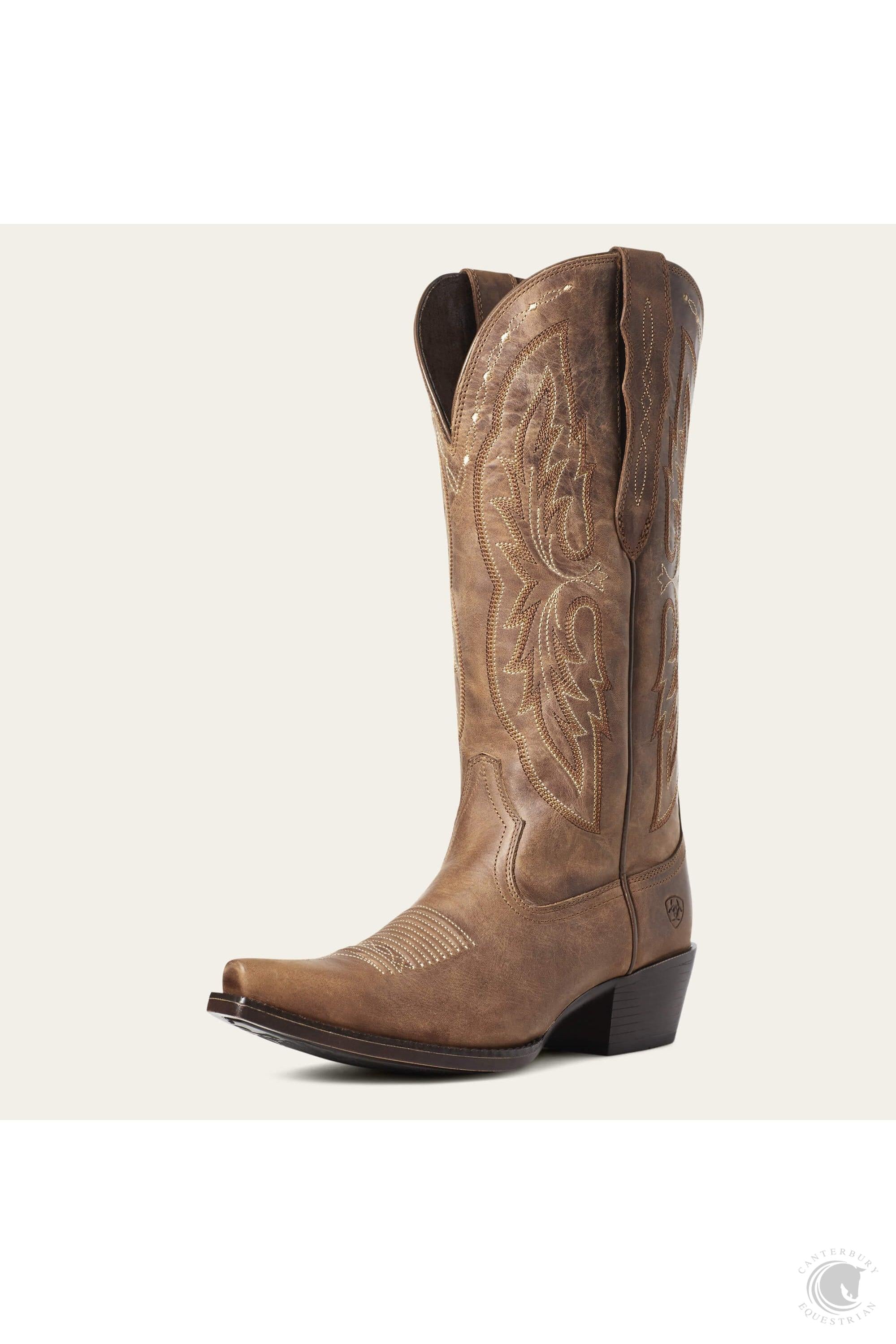Ariat Heritage X Toe Elastic Wide Calf Western Boot