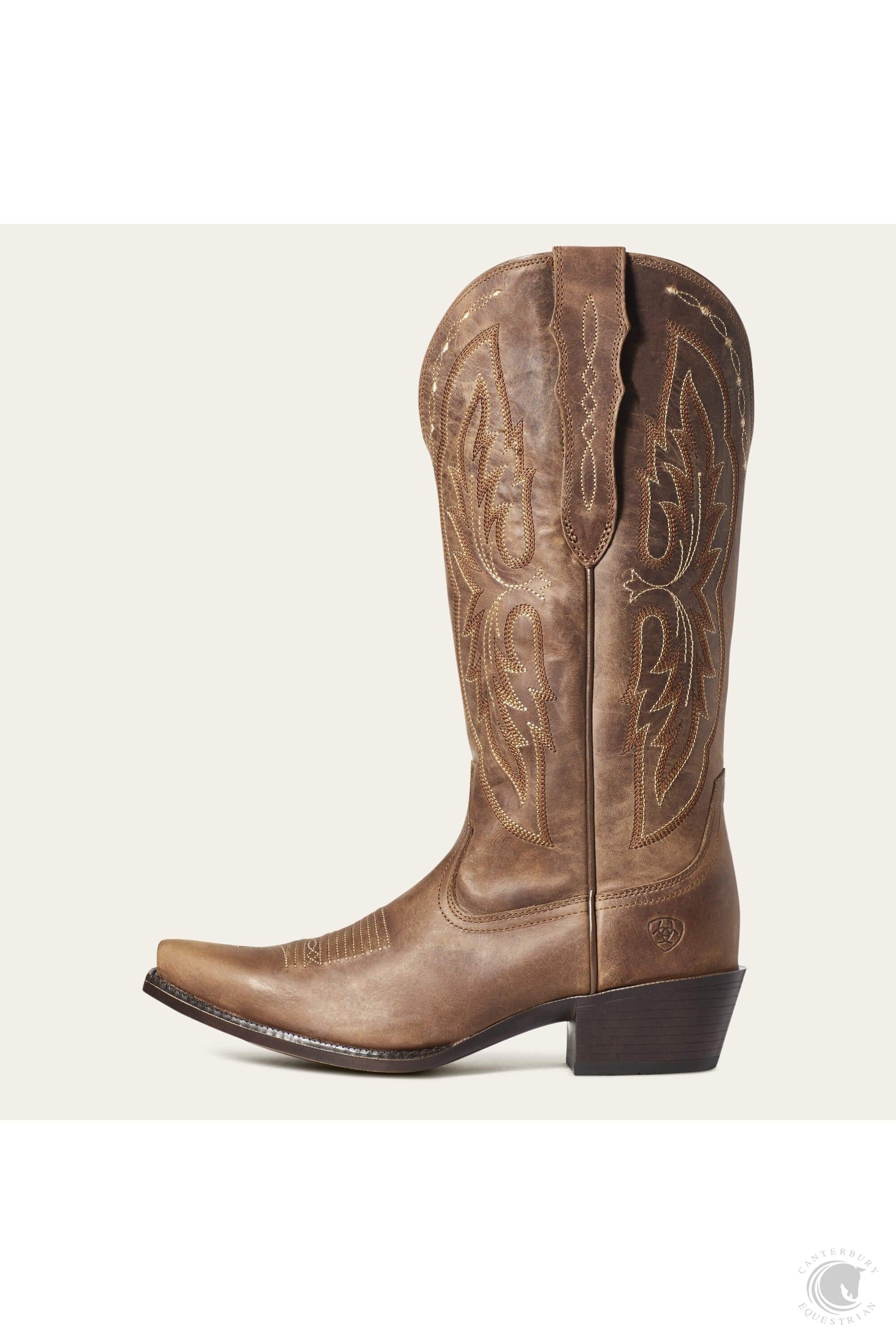 Ariat Heritage X Toe Elastic Wide Calf Western Boot