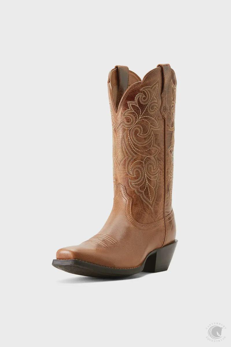 Ariat Round Up Square Toe Western Boot Ready Russet