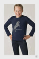 DUBLIN LENA HORSE EMBROIDERED LONG SLEEVE TEE CHILDS