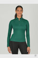 DUBLIN AUTUMN SALLY LS TOP LADIES RAIN FOREST GREEN