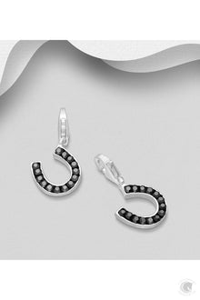  Elite Equestrian Diamante Horseshoe Charm