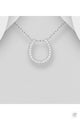 ELITE EQUESTRIAN HORSESHOE CZ PENDENT
