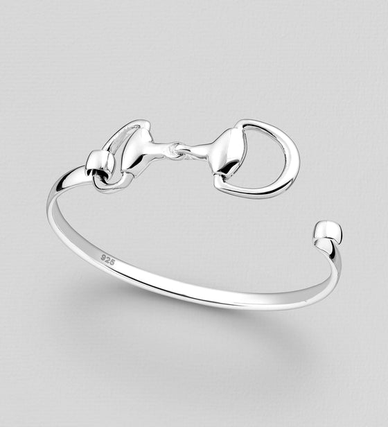 Elite Equestrian Snaffle Bangle - Extra Thick