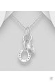ELITE EQUESTRIAN DOUBLE HORSESHOE PENDENT