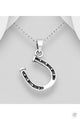 Elite Equestrian Hanging Horseshoe Pendent