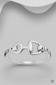 ELITE EQUESTRIAN HALF SNAFFLE RING
