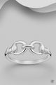 ELITE EQUESTRIAN SILVER SNAFFLE RING