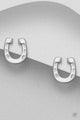 ELITE EQUESTRIAN PLAIN HORSESHOE EARRINGS