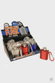 1OZ KEYCHAIN HIP FLASK - Assorted Colours