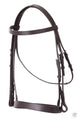 CAVALLINO SHOW BRIDLE WITH LEATHER REINS