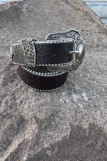  Outlaw Outfitters Western Fashion Belt Flower Style