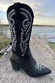 Outlaw Outfitters Black Denim Western Fashion Boots