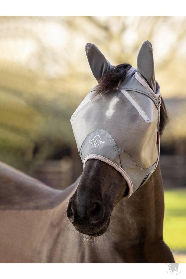 LeMieux ArmourShield Pro Half Fly Mask Grey