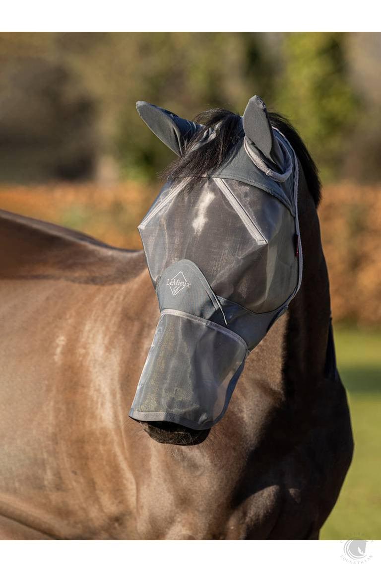 LeMieux ArmourShield Pro Full Fly Mask Grey