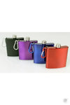 6OZ HIP FLASK - Assorted Colours