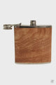 6OZ WOOD LOOK HIP FLASK