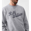 R.M.Williams Script Crew Neck Sweater Grey Navy