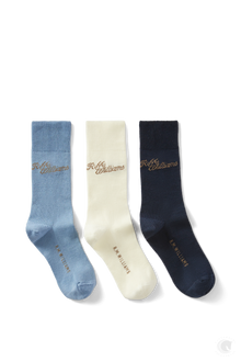  R.M. Williams Scipt Socks 3 Pack