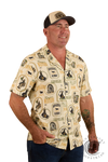 Ringers Western Aint My First Rumbo Mens Pub Shirt - Off White