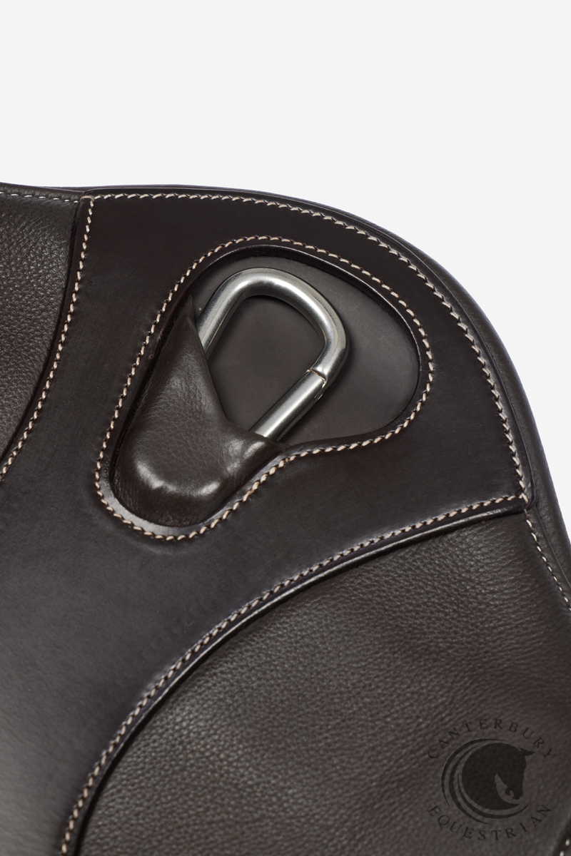 LeMieux Arika Contoured Short Stud Girth Brown