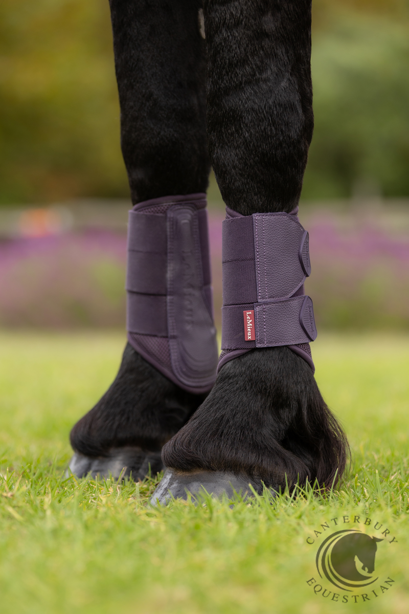 LeMieux Arika Mesh Brushing Boots Juniper