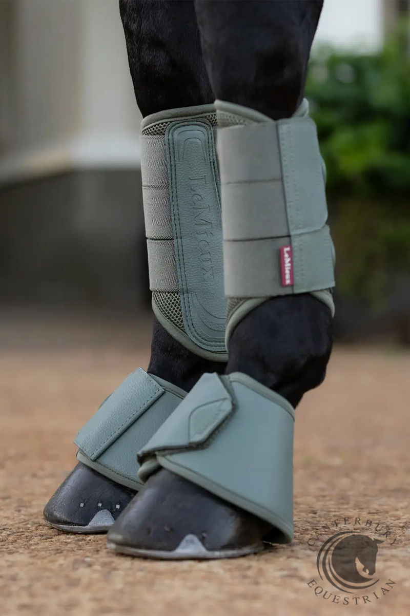 LeMieux Arika Mesh Brushing Boots Rosemary