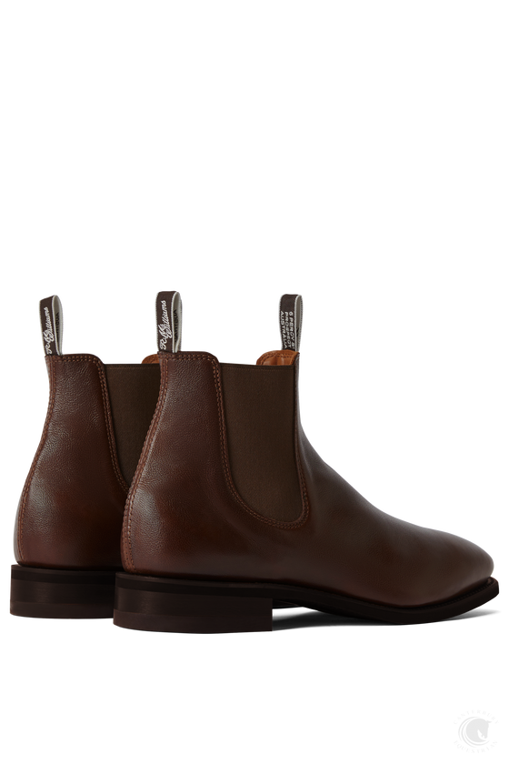 R.M. Williams Comfort Craftsman Boots Walnut Pebble Grain