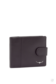  R.M. Williams Wallet with coin pocket & tab Black