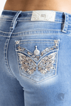 Miss Me Flora Angel Bootcut Jeans