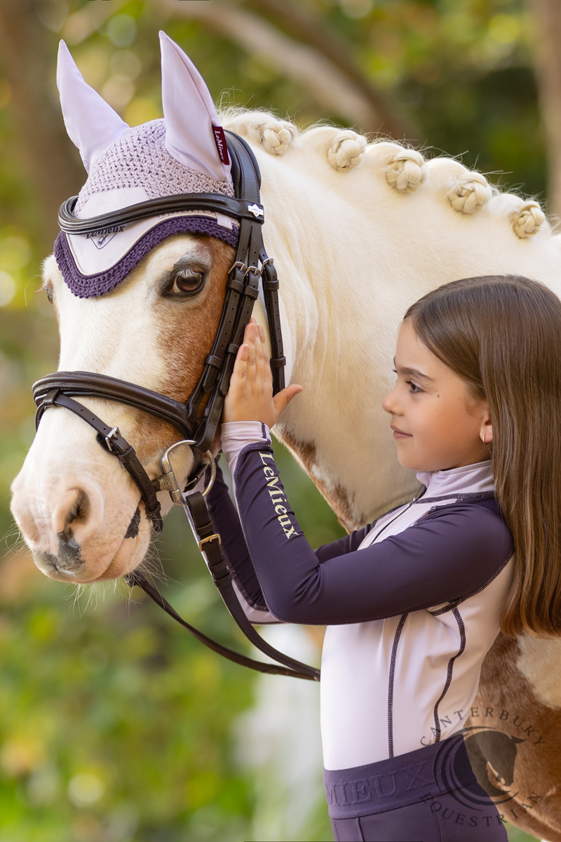 LeMieux Classic Fly Hood Lilac