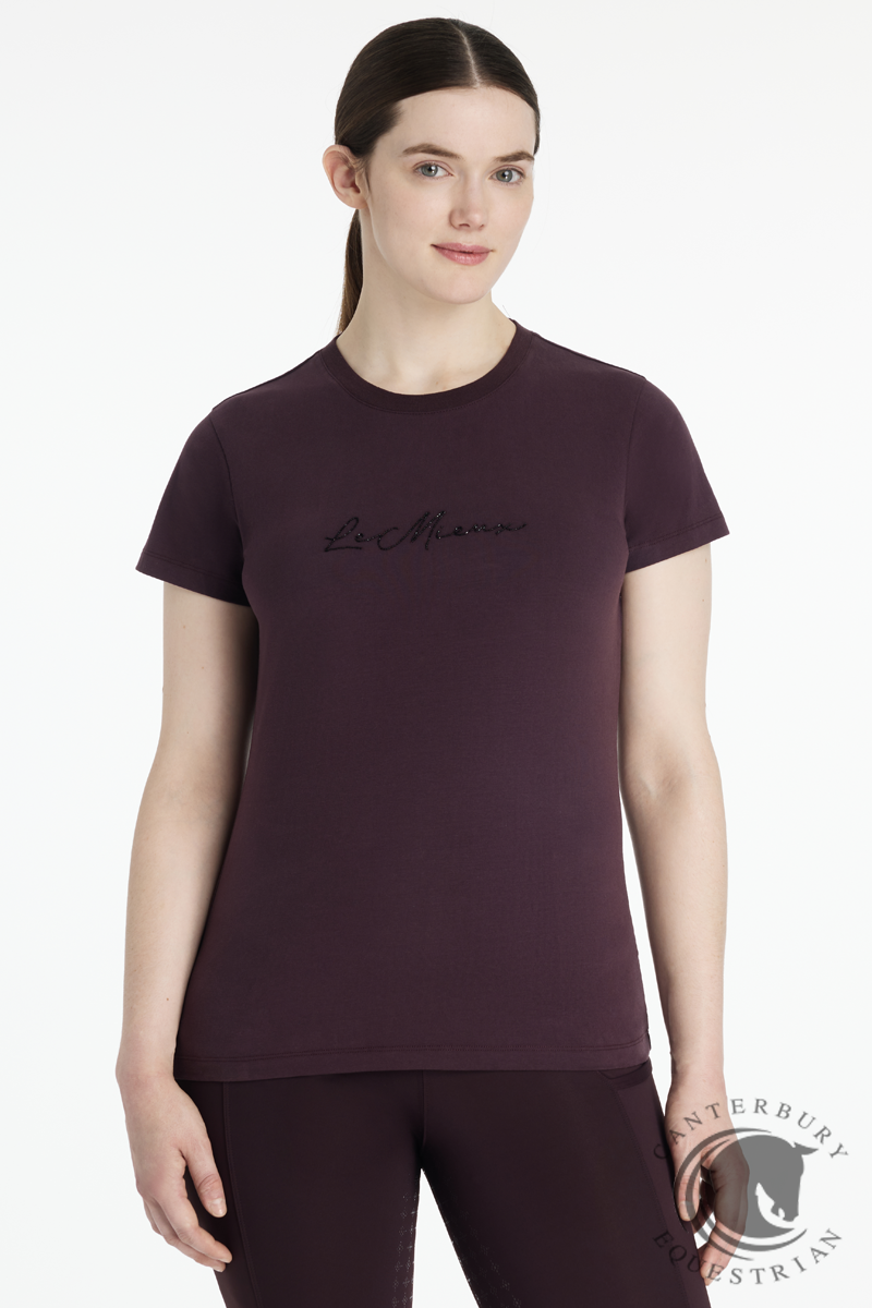 LeMieux Classique Sparkle T-shirt Damson