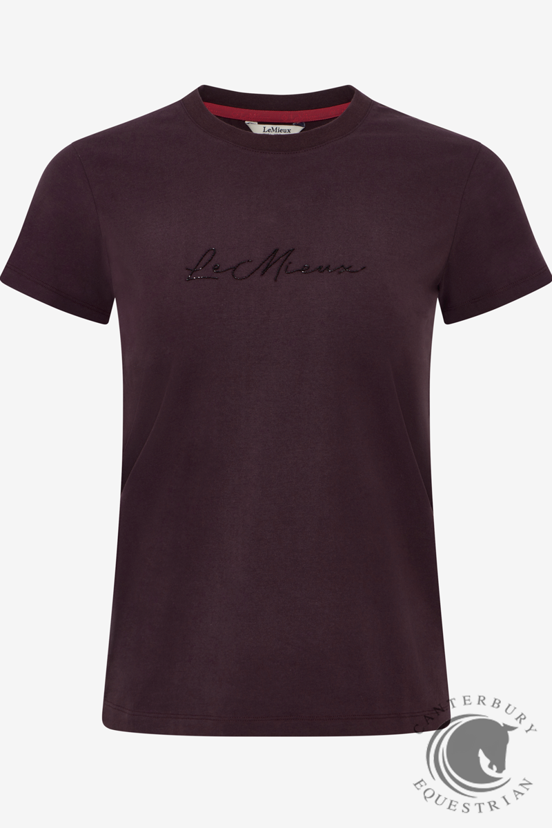 LeMieux Classique Sparkle T-shirt Damson