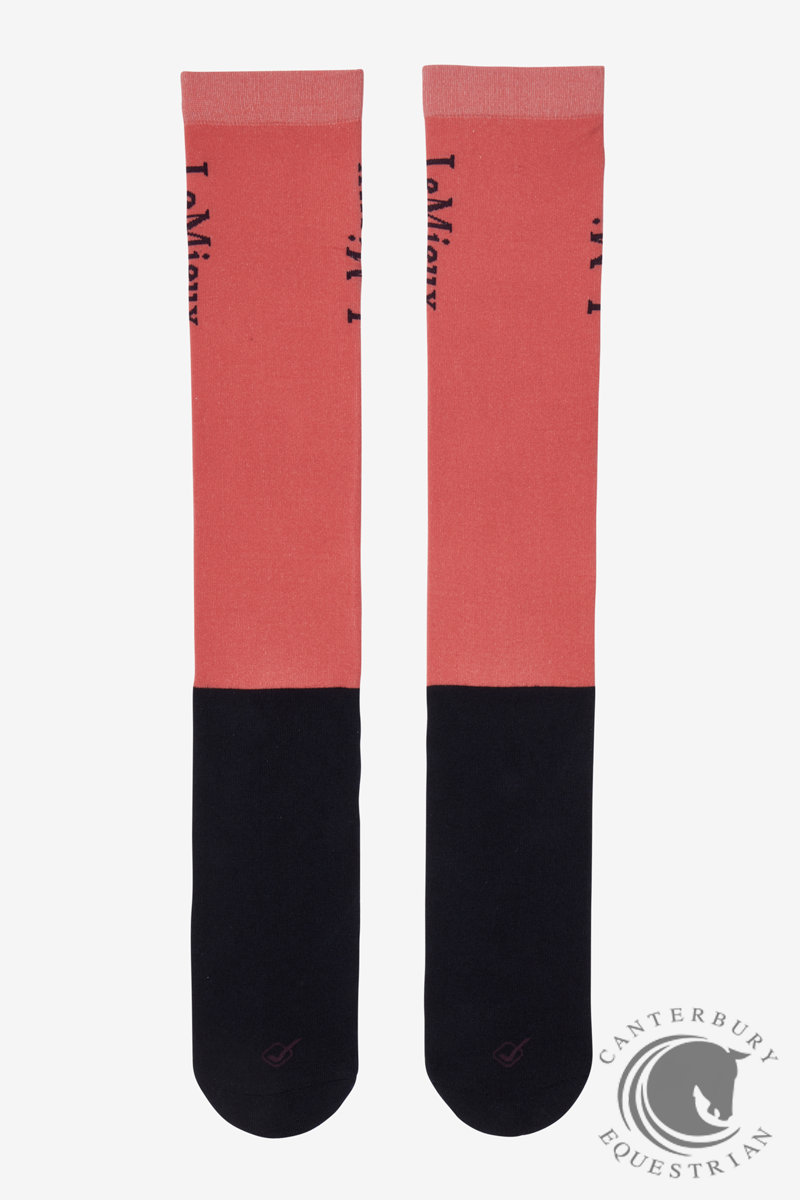 LeMieux Competition Socks 2 Pack Cranberry