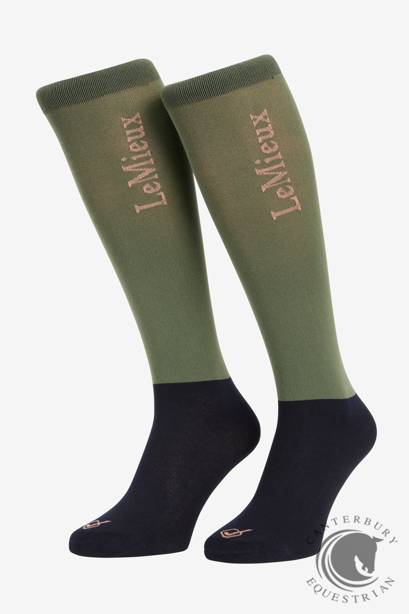 LeMieux Competition Socks 2 Pack Rosemary