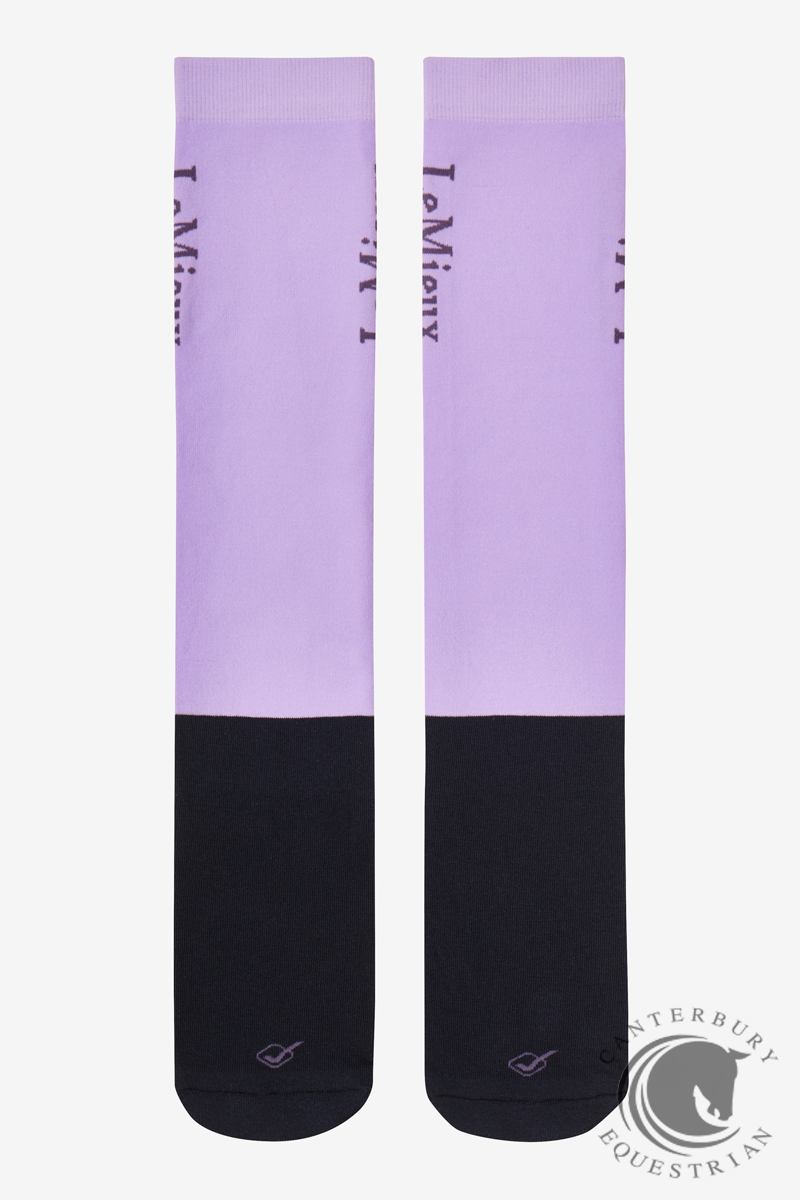 LeMieux Competition Socks Lilac (Twin Pack)