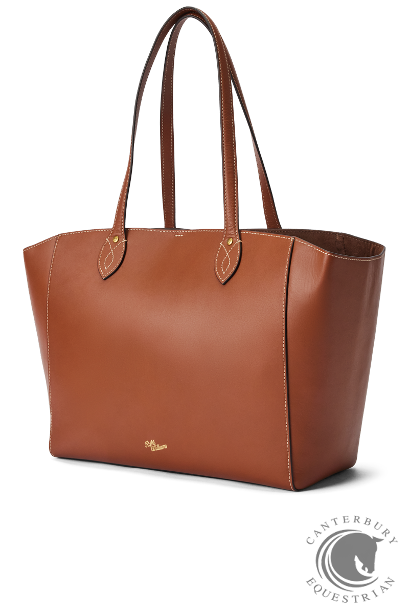 R.M. Williams Eden stitched tote with pouch