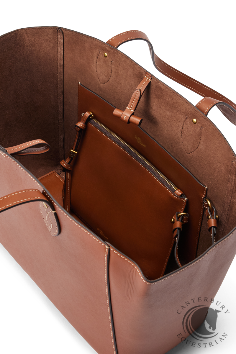 R.M. Williams Eden stitched tote with pouch